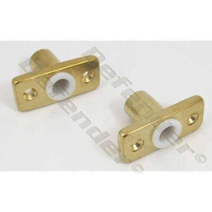 Sea Dog 580600-1 SeaDog Brass Oarlock Sockets, Top Mt., A:1/2" C: 1-1/16"
