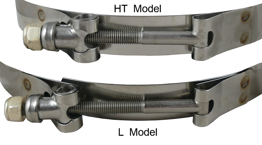 Trident Marine 720-5120L Trident SS T-Bolt Hose Clamps, 5-1/2"