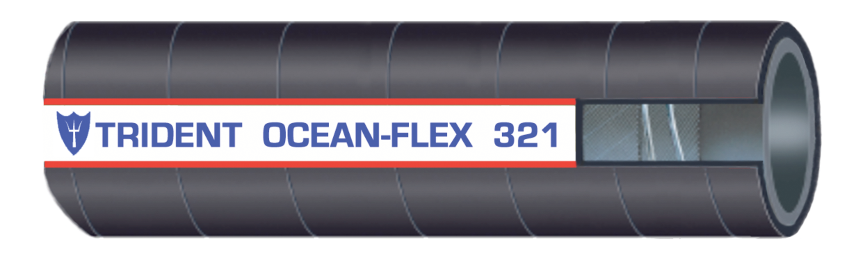 Trident Marine 321-1126 1-1/2" x 50' Ocean-Flex Multipurpose Hose