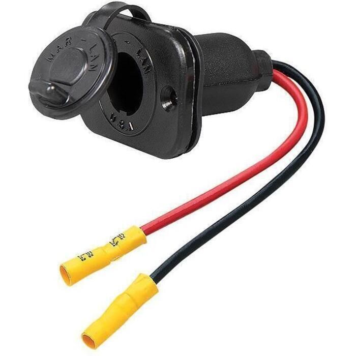 Seachoice 13771 Trolling Motor Plug, Receptacle Female, 6 in Leads