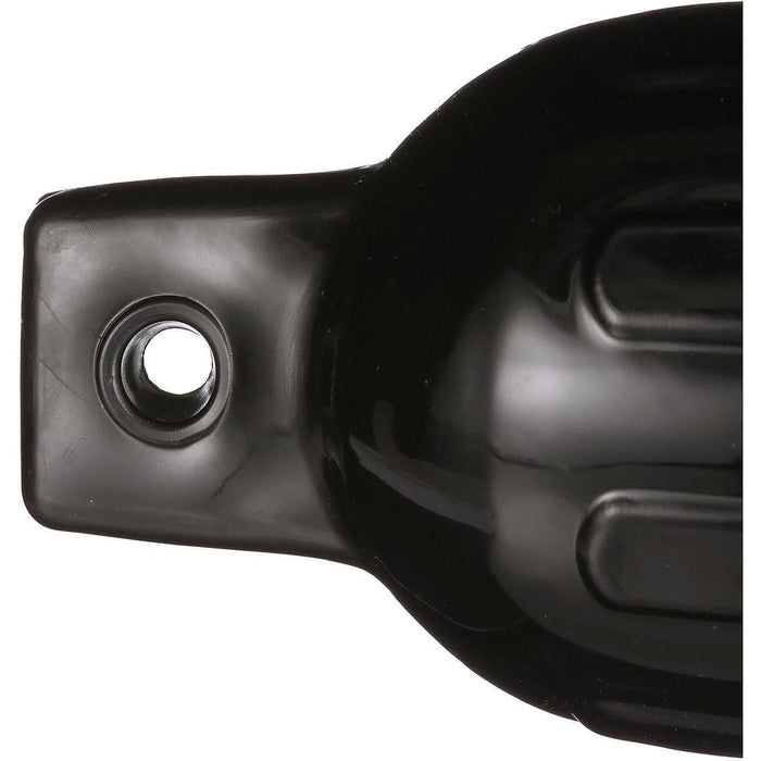 Seachoice DE79276S 79071 Twin Eye Ribbed Fender, Black, 8.5 x 27"