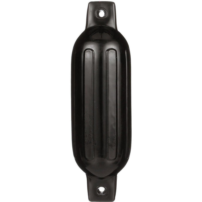 Seachoice DE79276S 79071 Twin Eye Ribbed Fender, Black, 8.5 x 27"