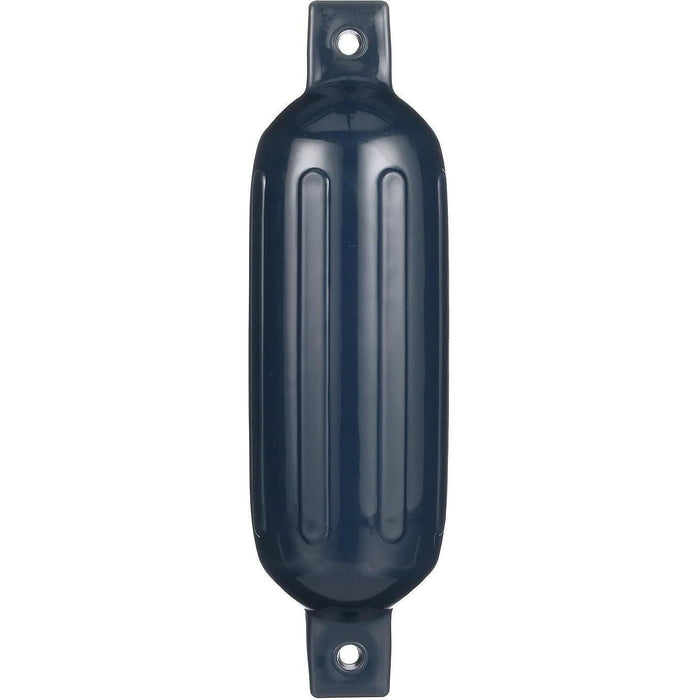 Seachoice DE79202S 79081 Twin Eye Ribbed Fender, Blue, 5.5 x 20"