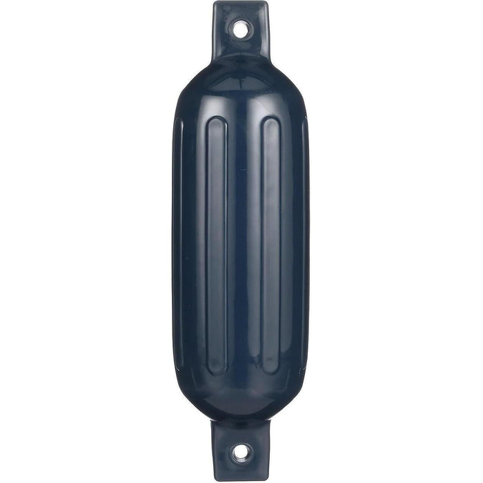 Seachoice DE79232S 79091 Twin Eye Ribbed Fender, Blue, 6.5 x 23"