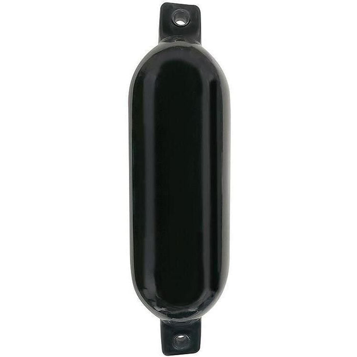 Seachoice DE74206S 79053 Twin Eye Smooth Fender Black, 5.5" x 20"