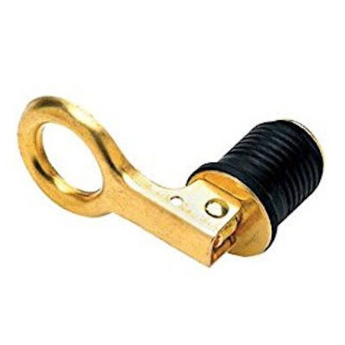 Seachoice 50-18821 Brass Drain Plug, 1 Snap