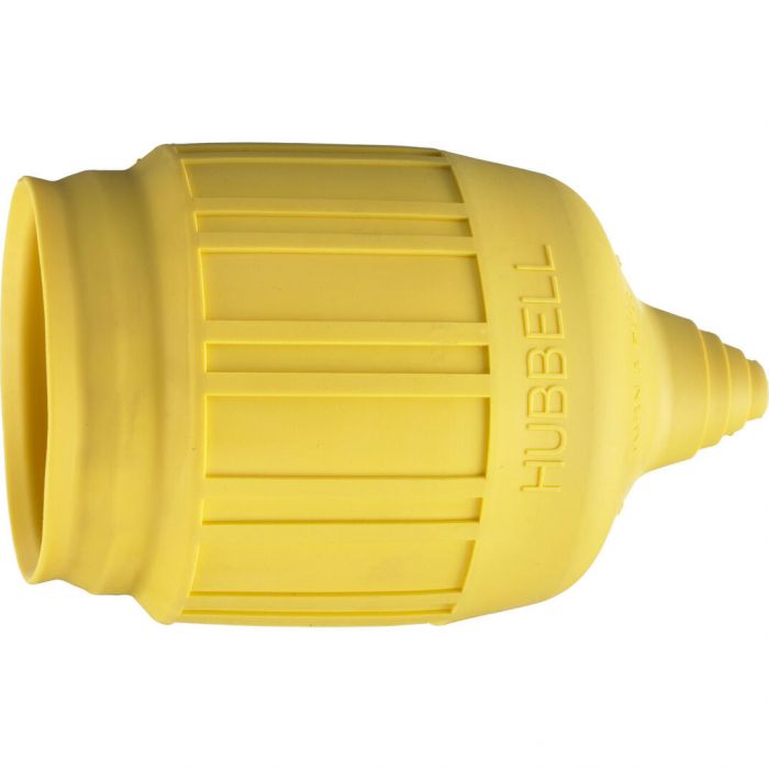 Hubbell HBL60CM31 Yellow Seal-Tite Cover for Weatherproofing HBL26CM11 Plug