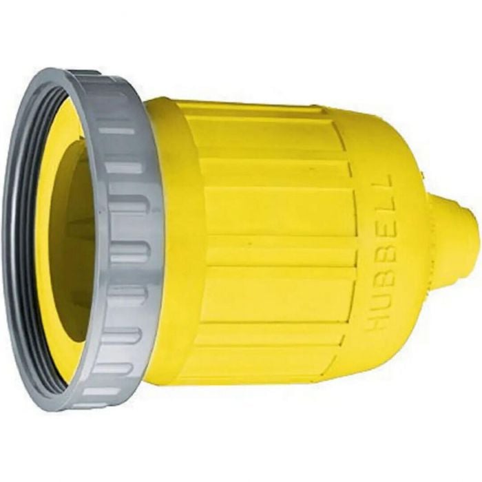Hubbell HBL60CM33 Yellow Seal-Tite Cover for 26CM13 Connector Body