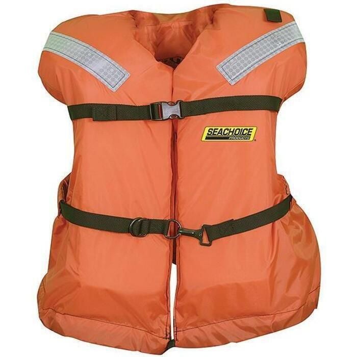 Seachoice 6100-85940-YTH Type I Offshore Jacket w/ Solas Reflective Tape, Child