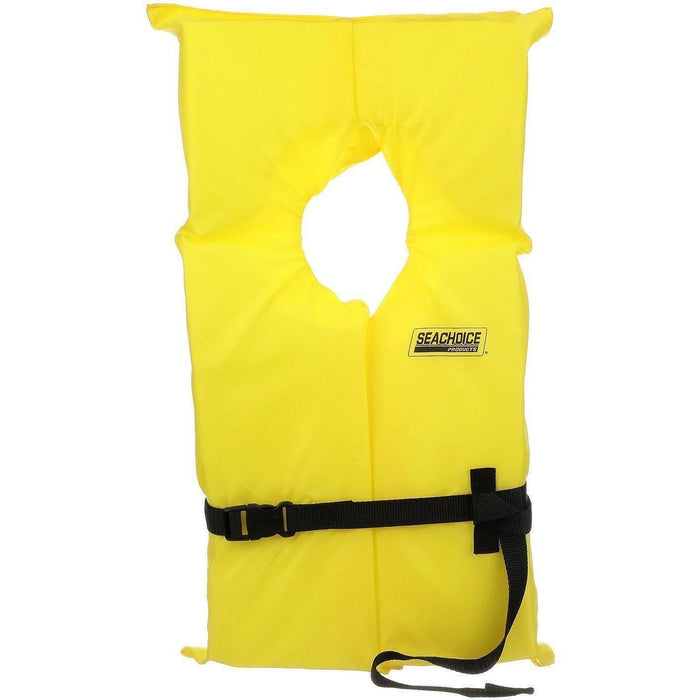 Seachoice EPE1110AK1AUY-86020 Type II Life Vest Adult, Yellow