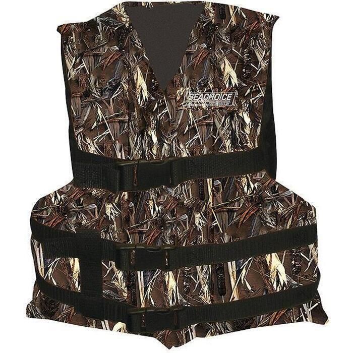 Seachoice EPE2220AUC-86550 Type III General Purpose Vest Camouflage, Adult