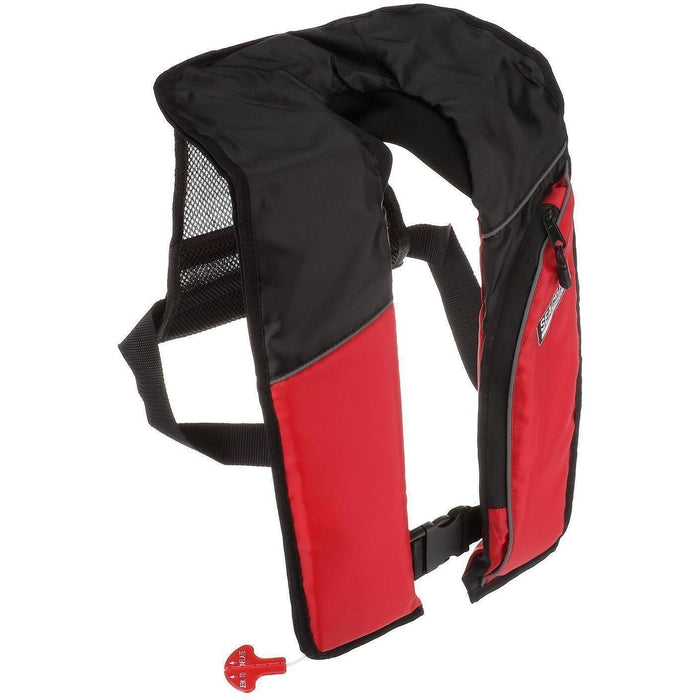 Seachoice 1212-RED/BLK-85830 Type V Inflatable PFD 33G Manual, Red/Black