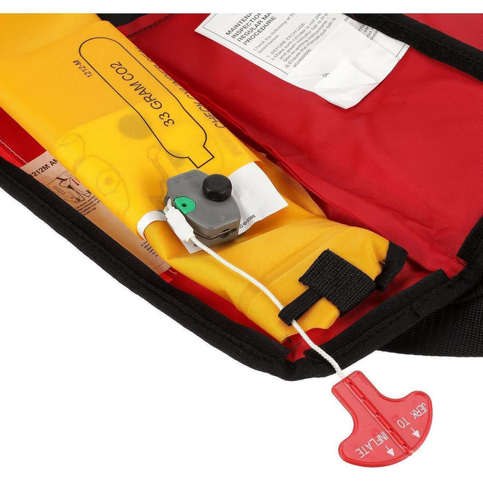 Seachoice 1212-RED/BLK-85830 Type V Inflatable PFD 33G Manual, Red/Black