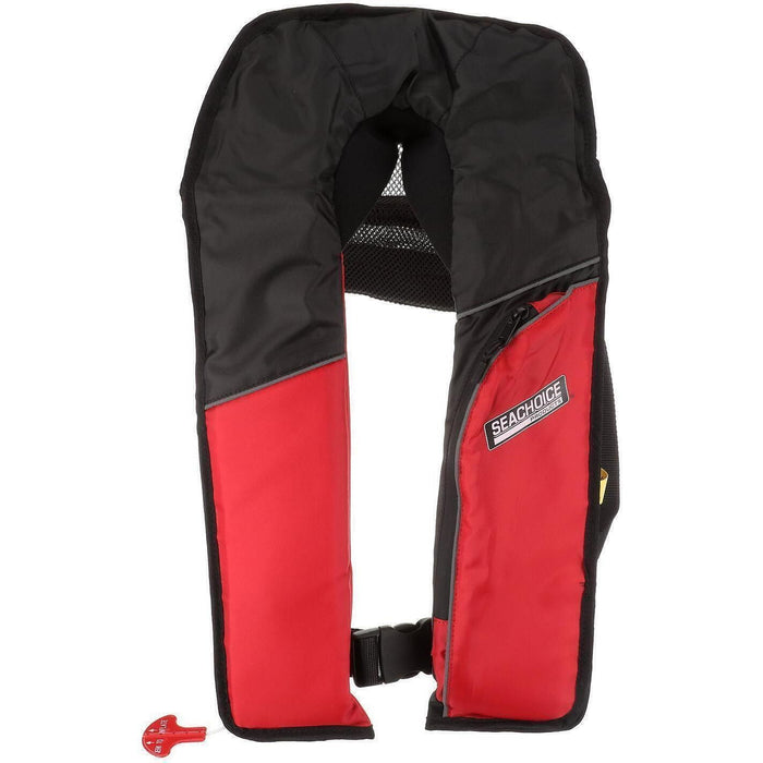 Seachoice 1212-RED/BLK-85830 Type V Inflatable PFD 33G Manual, Red/Black