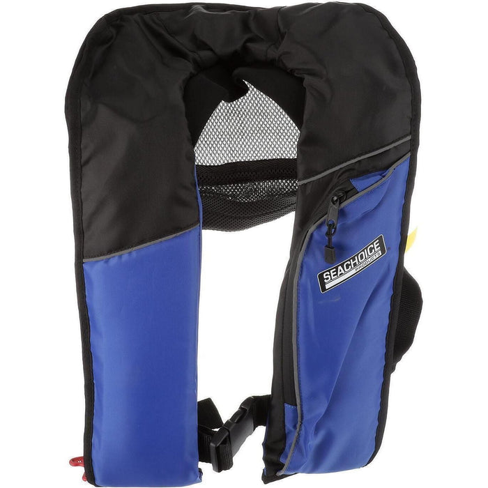 Seachoice 1214MA-BLUE/BLK-85840 Type V Inflatable PFD 33G Manual/Auto, Blue/Black