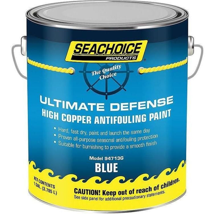 Seachoice YMP069/1 94713G Ultimate Defense High-Copper Antifouling Paint, Blue, 1 Gallon