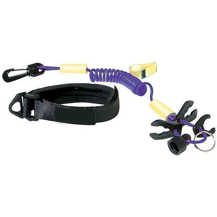 Seachoice 11723 Seacchoice Ultimate Lanyard Purple/Yellow