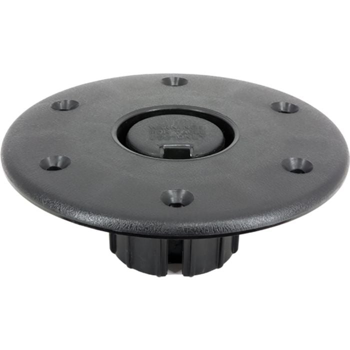 Springfield 1660703 Uni-Lock 2-3/8" Table Base, Black Plastic