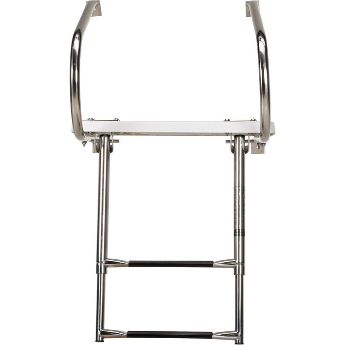 Seachoice 71201 Universal Swim Platform With Under Mount Telescoping Ladder