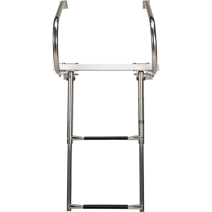 Seachoice 71201 Universal Swim Platform With Under Mount Telescoping Ladder