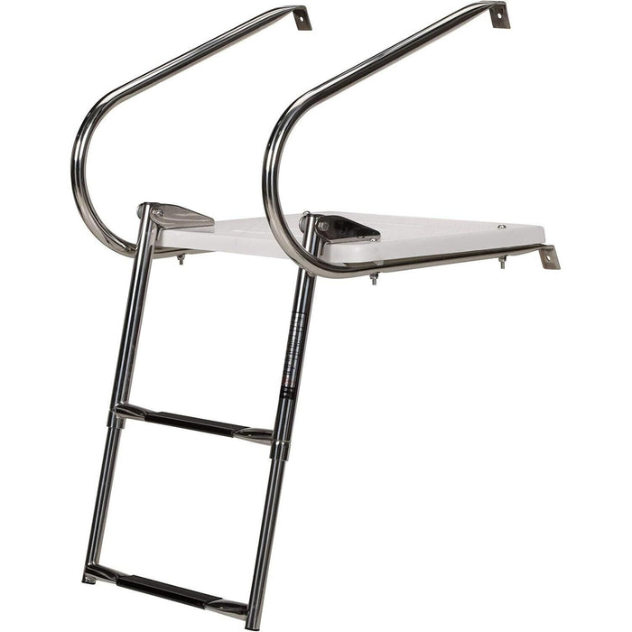 Seachoice 71351 Universal Swim Platform With Top Mount Ladder