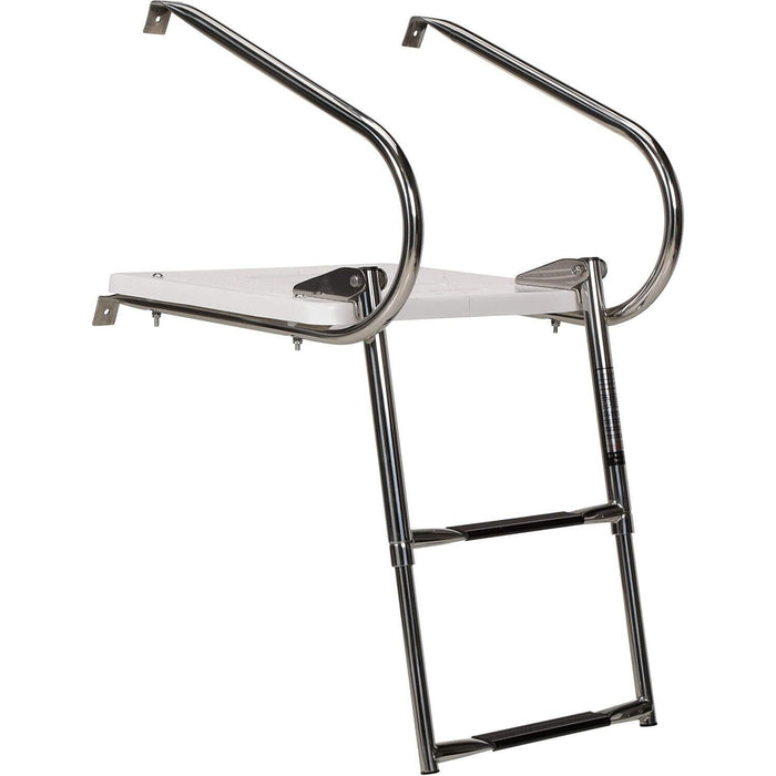 Seachoice 71351 Universal Swim Platform With Top Mount Ladder