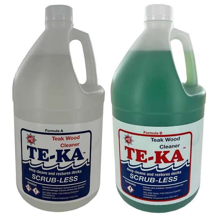 Te-Ka Teak Two Part Cleaner Set A & B - One Gallon Each