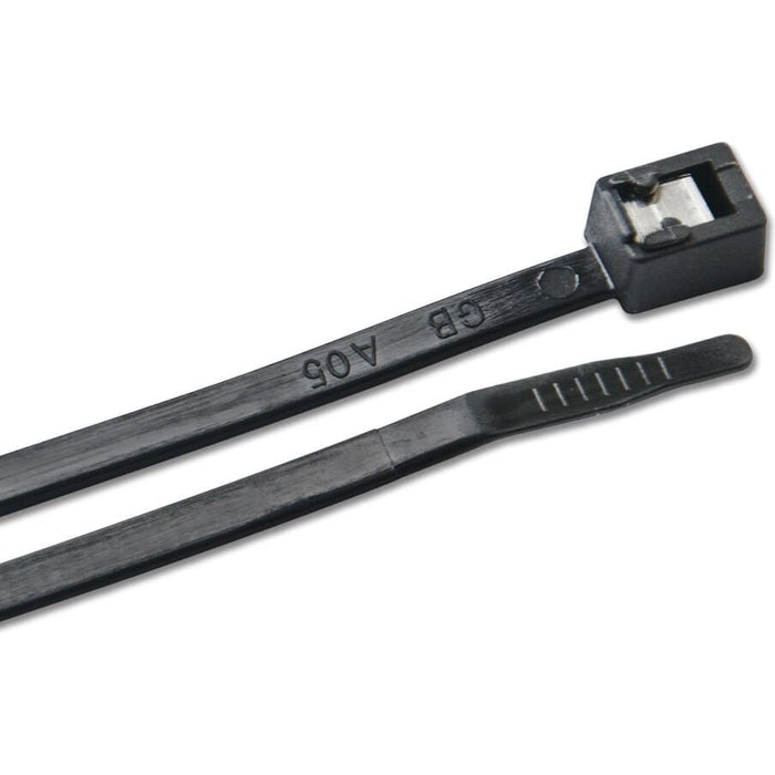 Ancor 199281 Self Cutting Cable Ties, 11" UV Black, 50/pk