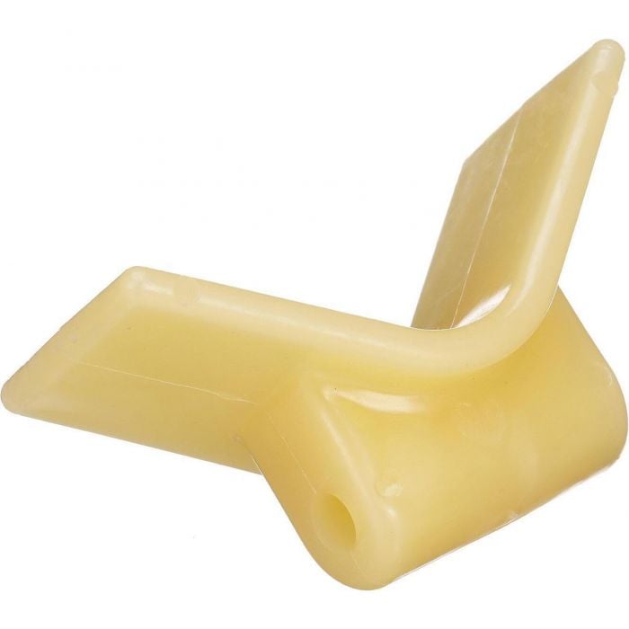 Seachoice 56550 Non-Marking TP Yellow Rubber V-Bow Stop 3" x 1/2"