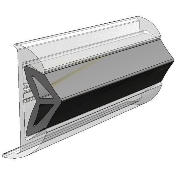 Taco Metals V12-0338BKA70-1 Taco Flexible Vinyl Insert, 70' Black