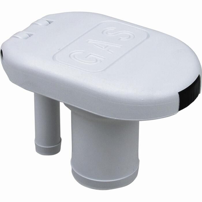 Perko 1319DPGWHT White Plastic Gas Fill & Tank Vent w/Straight Neck