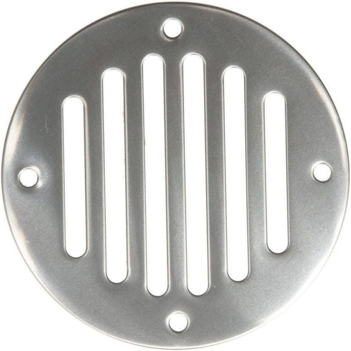 Seachoice 16081 Round Ventilator Cover, 3-1/4" Diameter, Covers Holes Up to 2-1/2", Stamped Stainless Steel