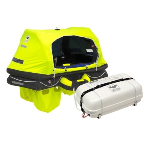 VIKING RescYou Pro Paquete de balsa salvavidas para 4 personas en contenedor para alta mar