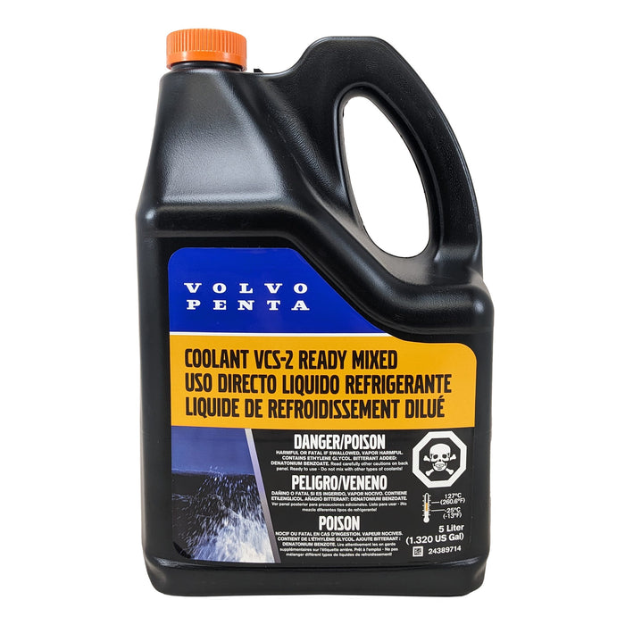 Volvo 24389714 Orange Coolant Ready Mixed VCS-2, 5 Liter | Penta