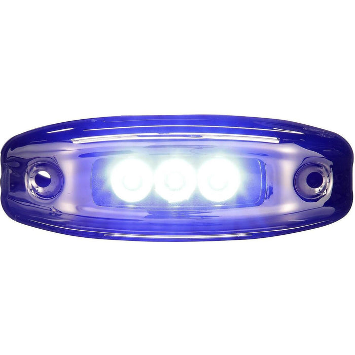 Seachoice 50-03581 Water Dragon LED Underwater Light, 3 Blue LEDs, 1,500 Lumens