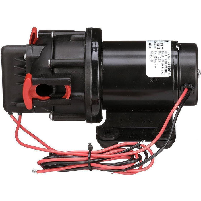 Seachoice 10-13405-103SC Water Pressure System Pump, 2.9 GPM Max @ 41 PSI, 6.5 Ft. Max. Suction Lift, 12V DC