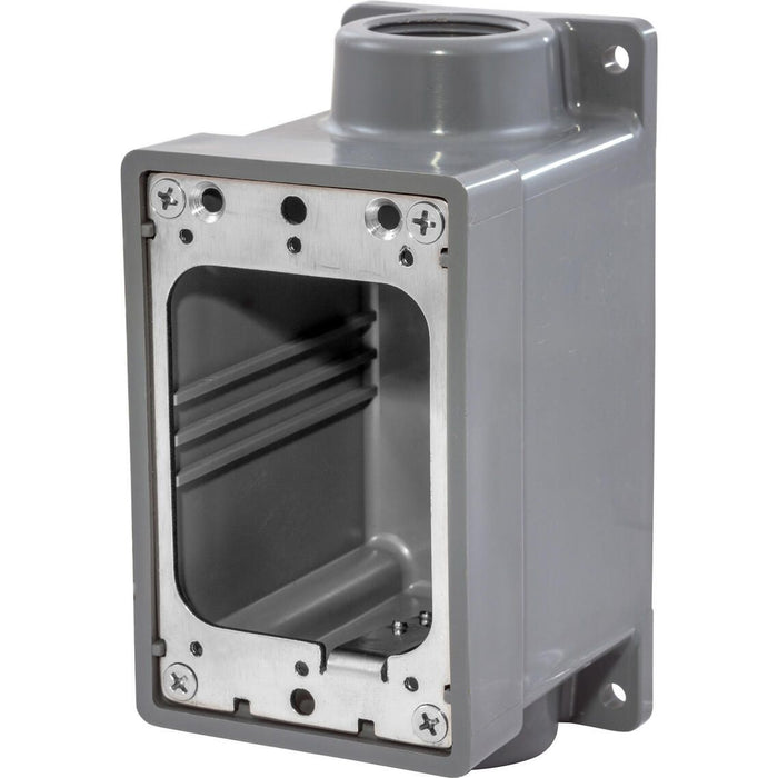 Hubbell HBL6083 Gray Thermoplastic FD Box