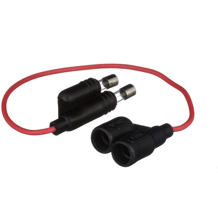 Seachoice 12701 In-Line Fuse Holder With Spare, Waterproof, 10 Amp Fuse