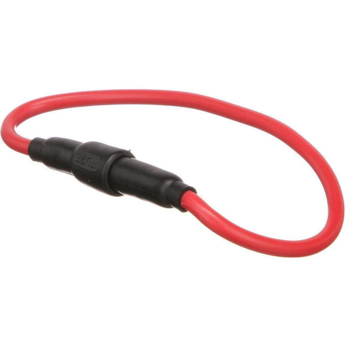 Seachoice 12741 in-Line Fuse Holder w/ Spare Fuse Compartment, Waterproof, 30 Amp Fuse
