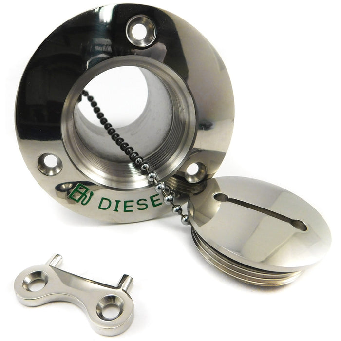 Whitecap 6395 Diesel Deck Fill for 2 inch I.D. Hose | Whitecap