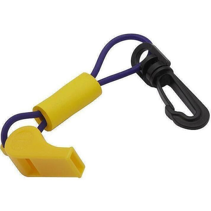 Seachoice 11727 Whistle w/ Lanyard, Purple/Yellow