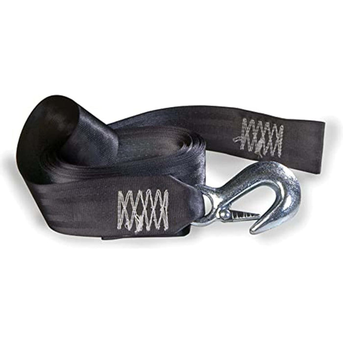 Tie Down Engineering 50475 Winch Strap With Heavy Duty Forged Latch Hook