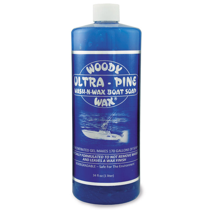 Woody Wax Ultra Pine Wash & Wax Boat Soap - 34 Ounce