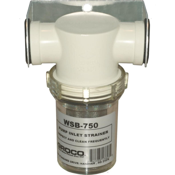 Groco WSB-500 Salt-Water Pump Strainer With Stainless Steel Basket