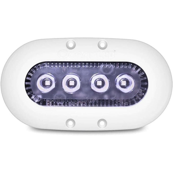 Oceanled 012302BI Airhead X4 Underwater LED Light, Midnight Blue-White Bezel