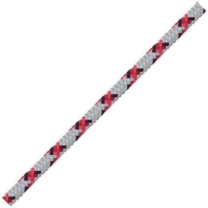 Samson Rope 4.35026E+11 Samson Rope 435026405030 Samson 435026405030 XLS3 Yacht, Braid, 13/32" (10mm) x 500', White w/Red Tracer