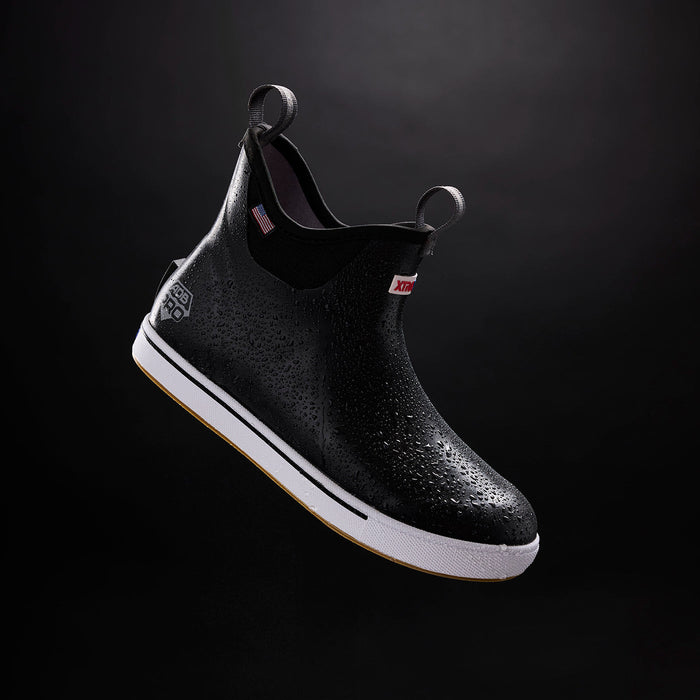 XTRATUF Men's Ankle Deck Boot Pro Black
