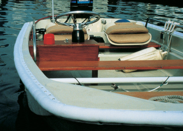 Taylor Made GG1.53Q.50 Gunnel Guard 3/4-Round, White (1-1/2" x 50')