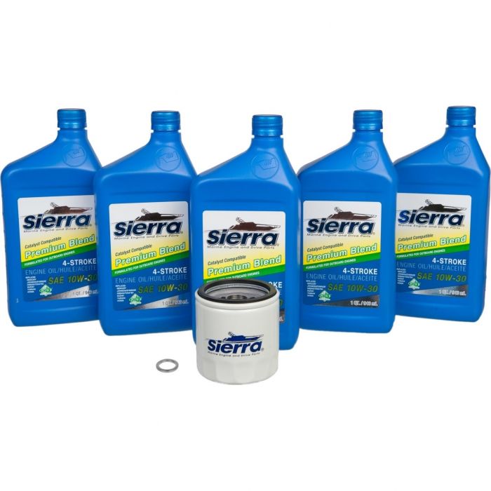 Sierra 18-9391 Yamaha 4 Stroke Oil Change Kit, Replaces Yamaha LUB-MRNMD-KT-10