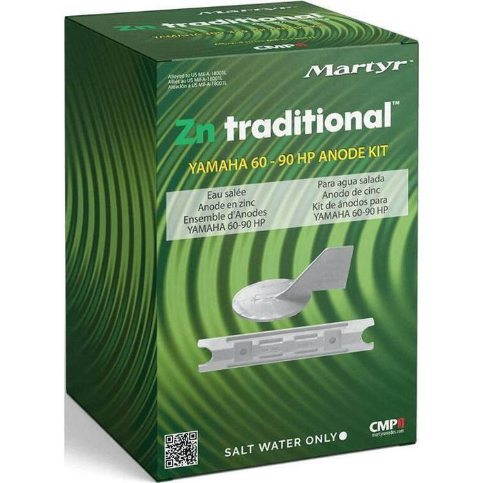Martyr CMY6090KITZ Anode Kit For Yamaha HP Outboards, Zinc